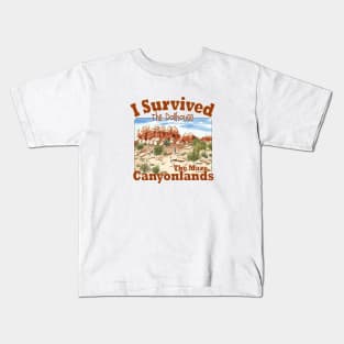 I Survived The Maze To The Dollhouse, Canyonlands Kids T-Shirt